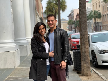 Spending time in Charleston, South Carolina with friends
