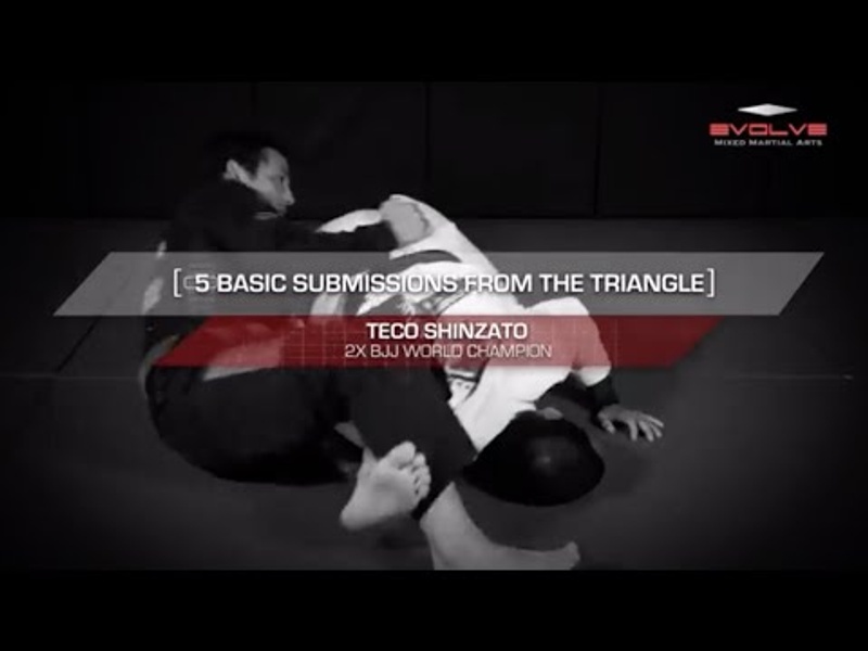 BJJ: Learn 5 submissions starting from the triangle