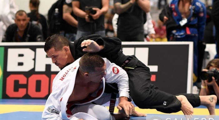 Watch the takedown that gave Saulo Ribeiro his fifth BJJ World Master title