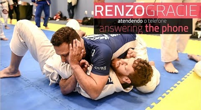 BJJ: Renzo Gracie teaches how to "answer the phone"