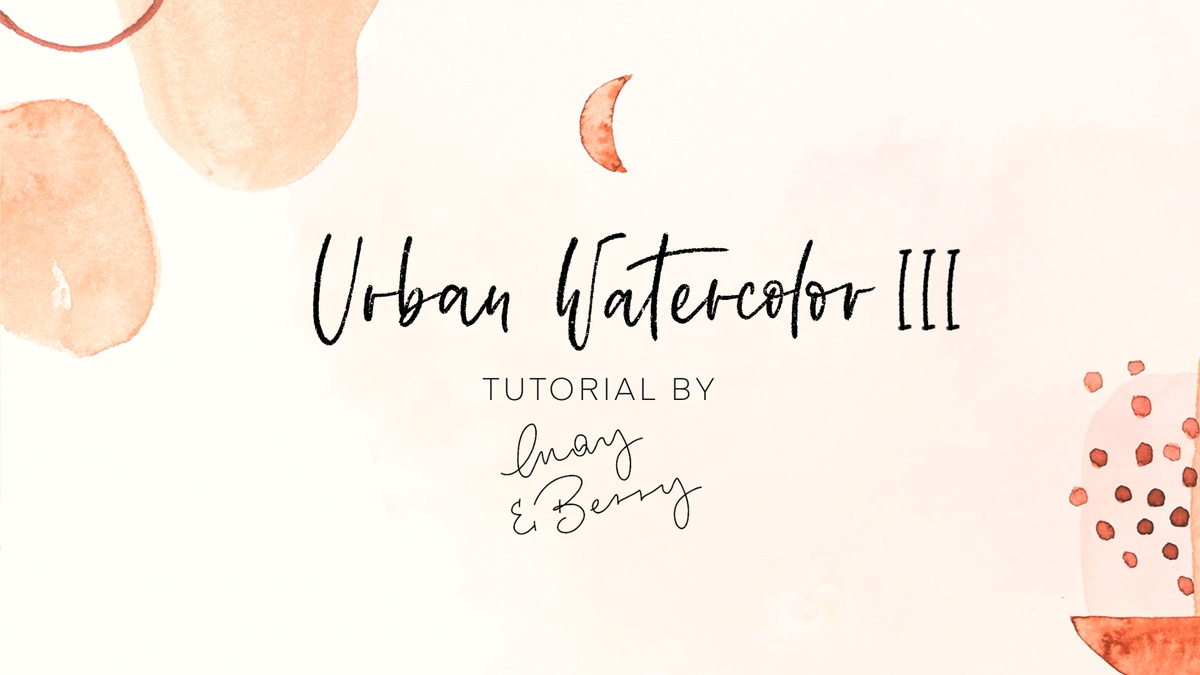 May & Berry Urban Watercolor III