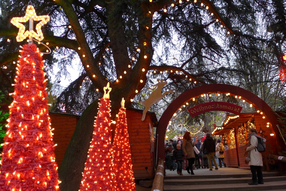 Weihnachtsmarkt im Stadtgarten 2021 Rausgegangen Köln
