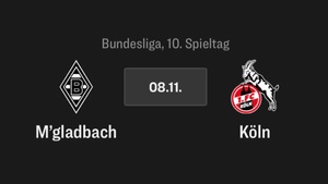 DERBY // M'gladbach - 1. FC Köln, 1 Bundesliga, 10. Spieltag