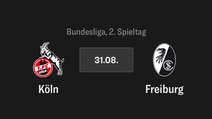 1. Bundesliga, 2. Spieltag, 1. FC Köln vs. Freiburg // LIVE