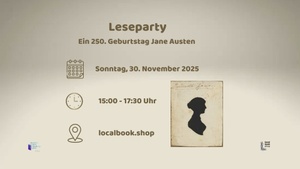 Leseparty: Zum 250. Geburtstag von Jane Austen