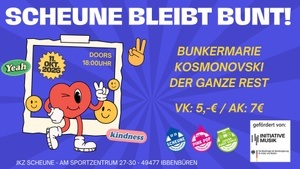 {SCHEUNE BLEIBT BUNT}_BUNKERMARIE_KOSMONOVKSI_DER GANZE REST