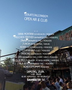 Geburtstagstandem – Open Air & Club mit Susi & Paula