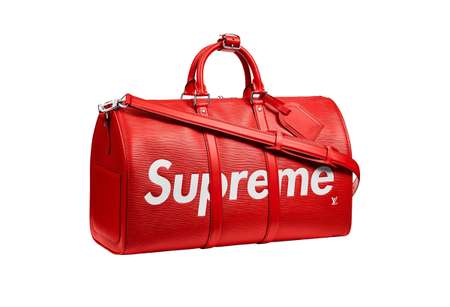 Supreme Duffle Bag Red - FW17 - US