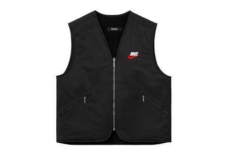 Supreme x Nike Reversible Nylon Sherpa Vest Black (FW18) | FW18