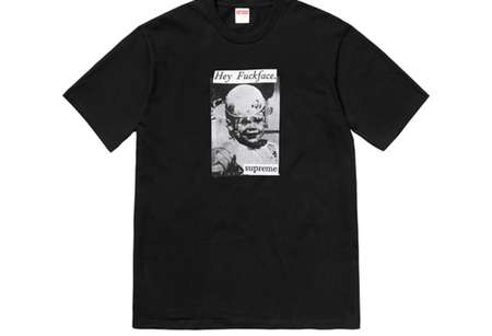 Supreme Fuck Face T-Shirt Tee Black (SS18) | TBD - KLEKT