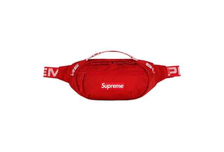 supreme waist bag red