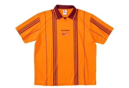 Supreme x Nike Jewel Stripe Soccer Jersey Orange (FW20) | FW20 - KLEKT