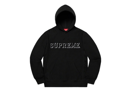 Supreme Drop Shadow Hooded Sweatshirt Black (FW20) | FW20 - KLEKT