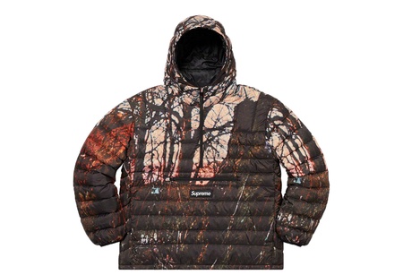 Supreme Micro Down Half Zip Hooded Pullover Woods (FW20) | FW20