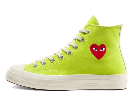 Converse Chuck Taylor All-Star 70s Hi Comme des Garcons Play Bright Green (2020)