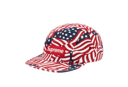 Supreme Washed Chino Twill Camp Cap Flags (SS20) 