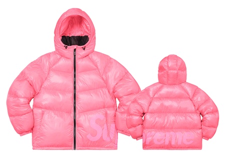 Supreme Hooded Down Jacket Pink (FW20) | FW20 - KLEKT