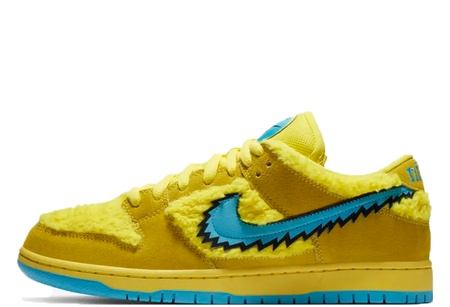 Nike SB Dunk Low x Grateful Dead Bears Yellow (2020)