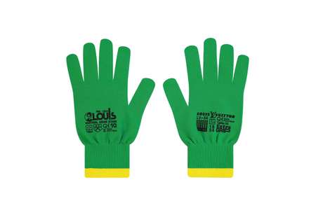 Luxury x Virgil Abloh Green RGB Gloves (2019)