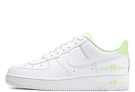 Nike Air Force 1 Low Double Air Low White Barely Volt (2020