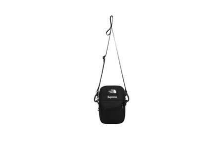 Supreme x The North Face Leather Shoulder Bag Black (FW18) | TBD