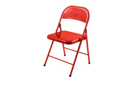 Supreme Metal Folding Chair Red (FW20) | FW20 - KLEKT