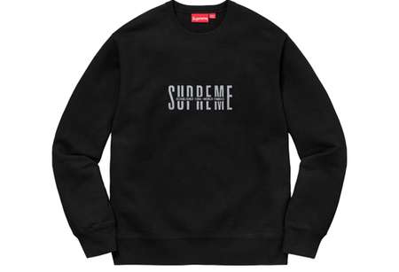 Supreme World Famous Crewneck Sweatshirt Black (FW18) | TBD - KLEKT