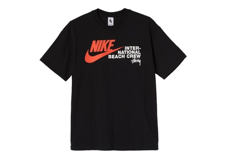 Nike x Stussy International Beach Crew T-Shirt Black (SS20) | SS20