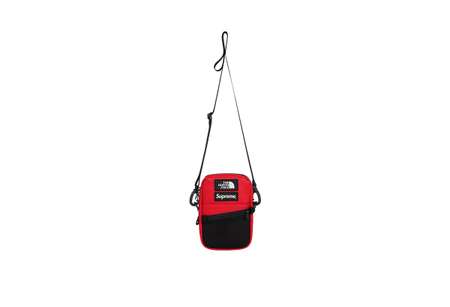 Supreme x The North Face Leather Shoulder Bag Red (FW18) | TBD - KLEKT