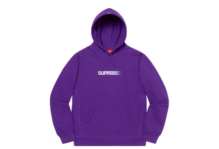 Supreme Motion Logo Hooded Sweatshirt Purple (SS20) | SS20 - KLEKT