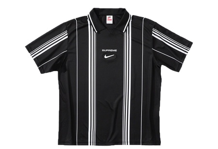 Supreme x Nike Jewel Stripe Soccer Jersey Black (FW20) | FW20 - KLEKT