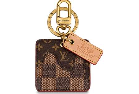 Louis Vuitton Damier Ebene Illustre Posies Bag Charm, Louis Vuitton  Accessories