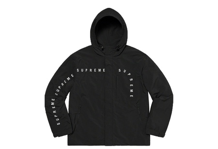 Supreme Curve Logos Ripstop Jacket Black (FW20) | FW20 - KLEKT