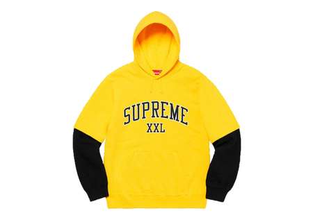 Supreme XXL Hooded Sweatshirt Yellow (SS20) | SS20 - KLEKT