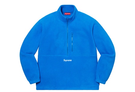 Supreme Polartec Half Zip Pullover Bright Blue (FW20) | FW20