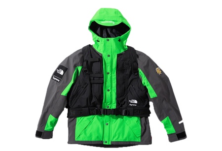 Supreme x The North Face RTG Jacket + Vest Bright Green (SS20) 