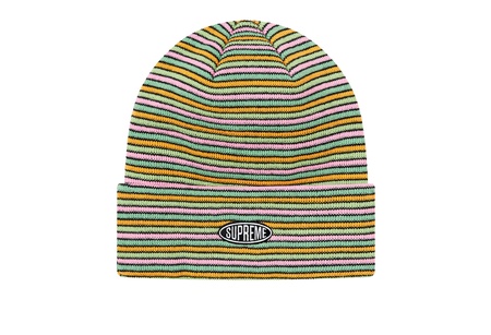 Supreme Multi Stripe Beanie Pink (FW20) | FW20 - KLEKT