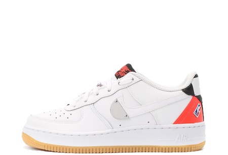 Nike Air Force 1 LV8 NBA Pack White Red (GS) (2020)