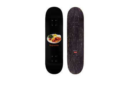 Supreme Chicken Dinner Skateboard Deck Black (8.25) (SS18) | SS18