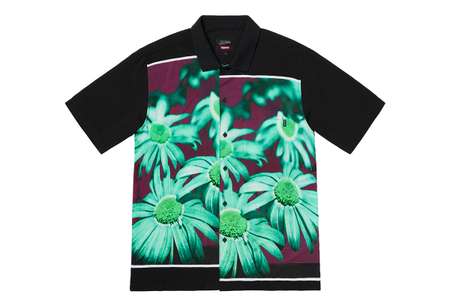 Supreme x Jean Paul Gaultier Flower Power Rayon Shirt Black (SS19