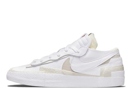 Nike x Sacai Blazer Low White Patent Leather (2022)