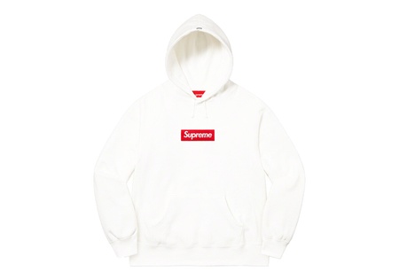 Supreme Box Logo Hooded Sweatshirt White (FW21) | FW21 - KLEKT