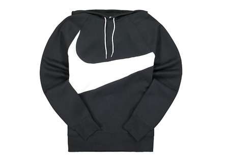 Nike NSW Sportswear Swoosh Tech Fleece Hoodie Black White