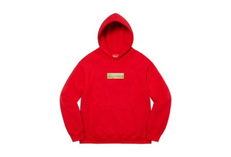 Supreme Bling Box Logo Hooded Sweatshirt Red (SS22) | TBC - KLEKT