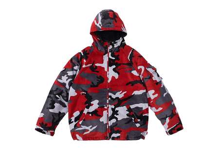 Supreme x Nike® Arc Corduroy Hooded Jacket Red Camo (SS22) | TBC
