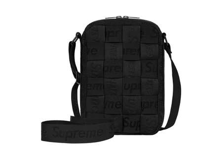 Supreme Woven Shoulder Bag Black (SS23) | TBC - KLEKT