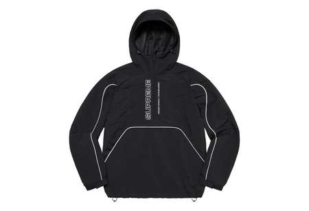 Supreme Paneled Half Zip Pullover Black (FW22) | TBC - KLEKT