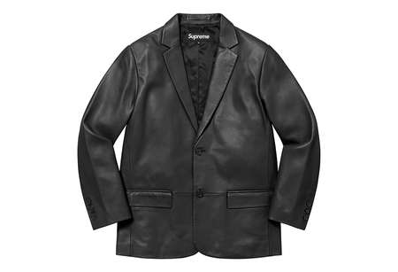 Supreme Leather Blazer (FW22) BlackSupreme Leather Blazer (FW22
