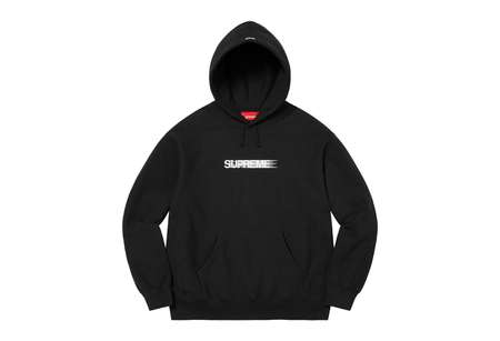 Supreme Motion Logo Hooded Sweatshirt Black (SS23) | TBC - KLEKT
