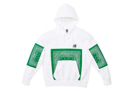 Supreme x The North Face® Bandana Hooded Sweatshirt White (SS22